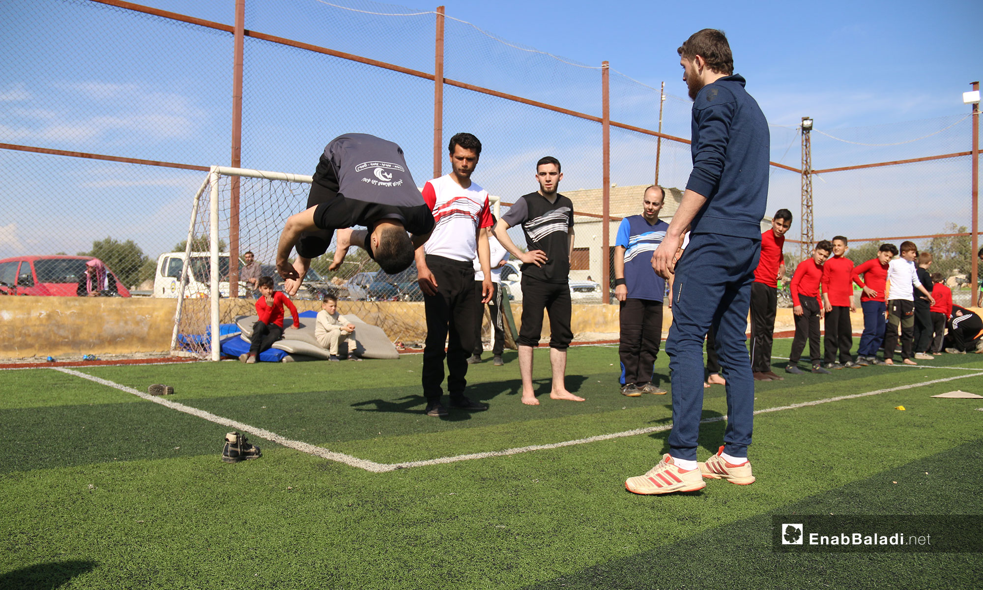 Hope Olympics for persons with disabilities in the town of al-Abazmo, rural Aleppo – March 11, 2019 (Enab Baladi)

