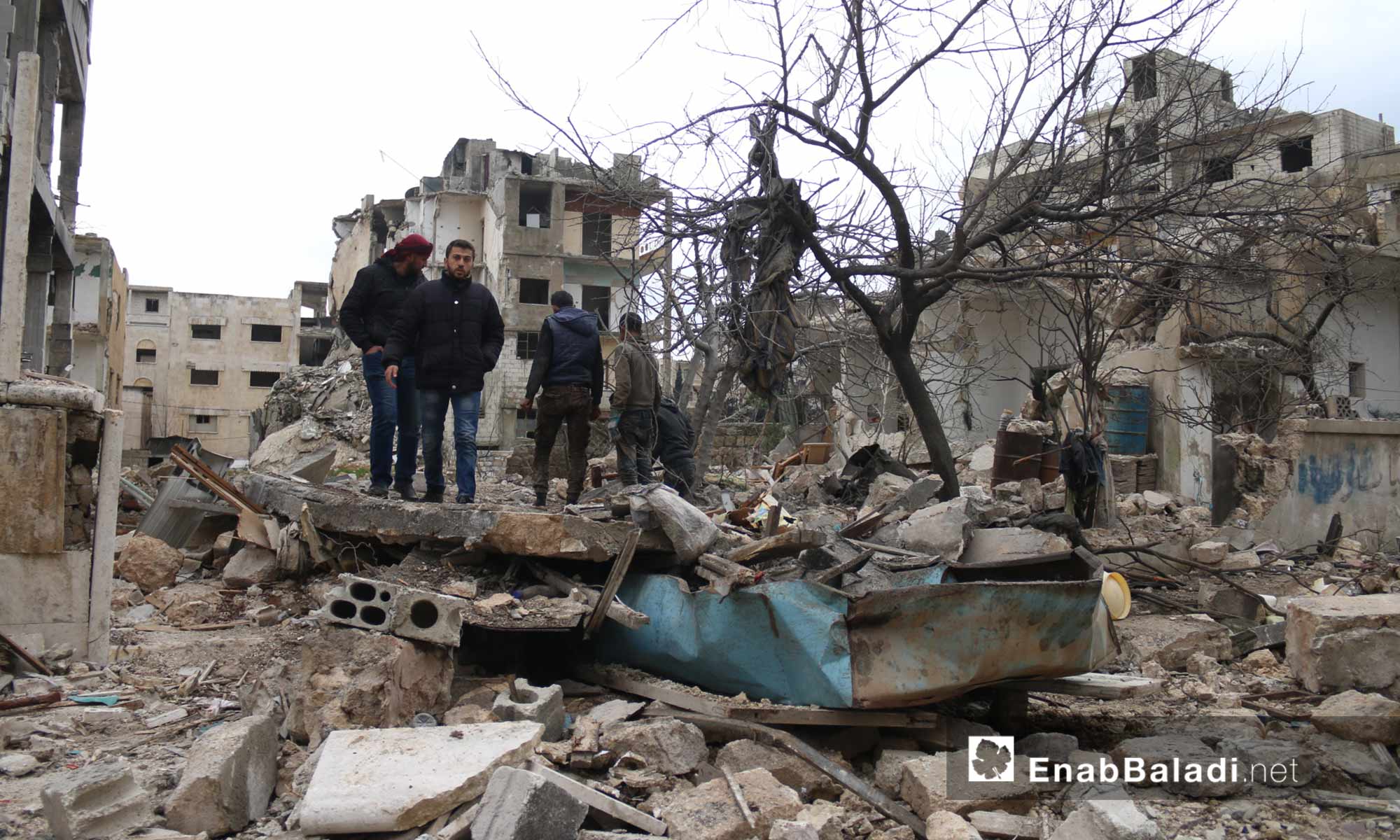 The effects of the Russian shelling of residential neighborhoods in the center of Idlib city – March 14, 2019 (Enab Baladi)