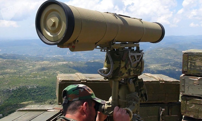 Assad forces soldier on the battlefronts in the Latakia countryside - (Sputnik)
