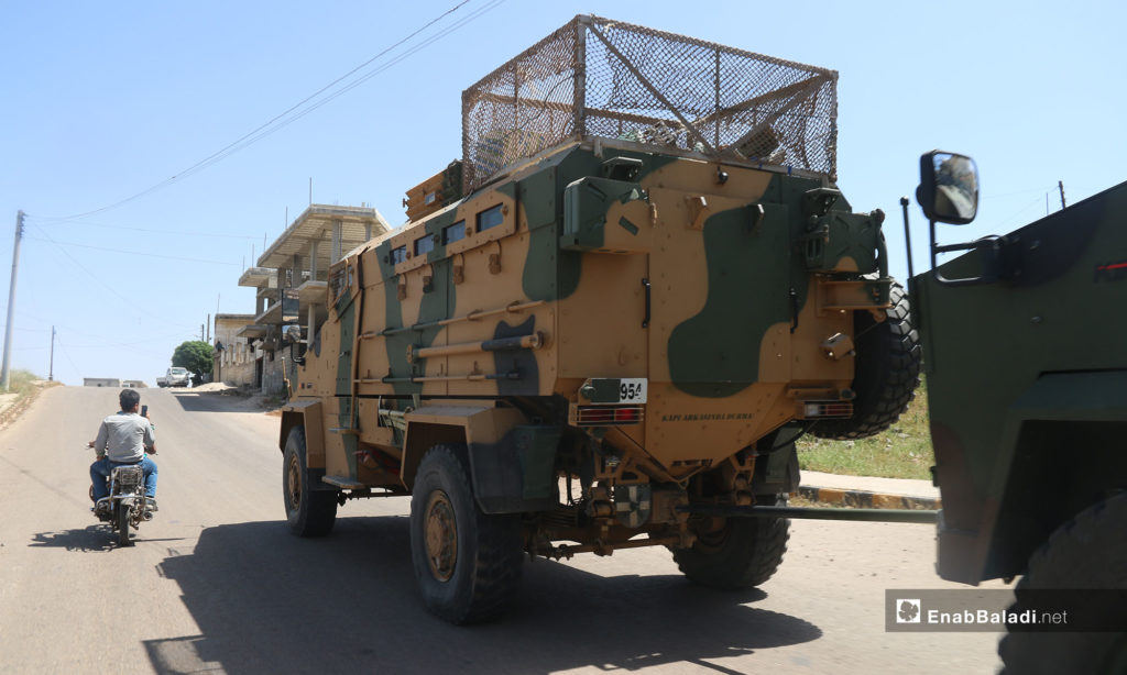 Turkish military convoy enters rural Idlib, heading towards al-Ghab Plain in rural Hama – May 17, 2019 (Enab Baladi)