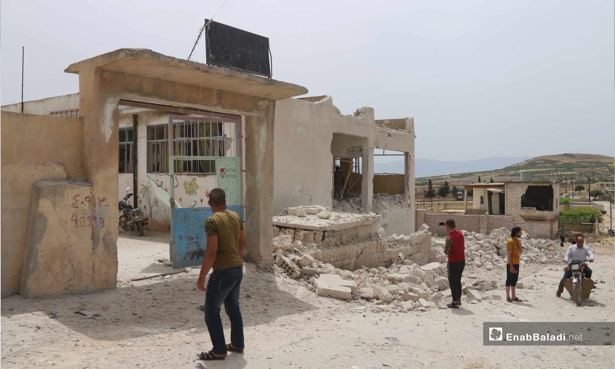 Destruction in the Kafar Aweed town, rural Idlib – May 23, 2019 (Enab Baladi)


