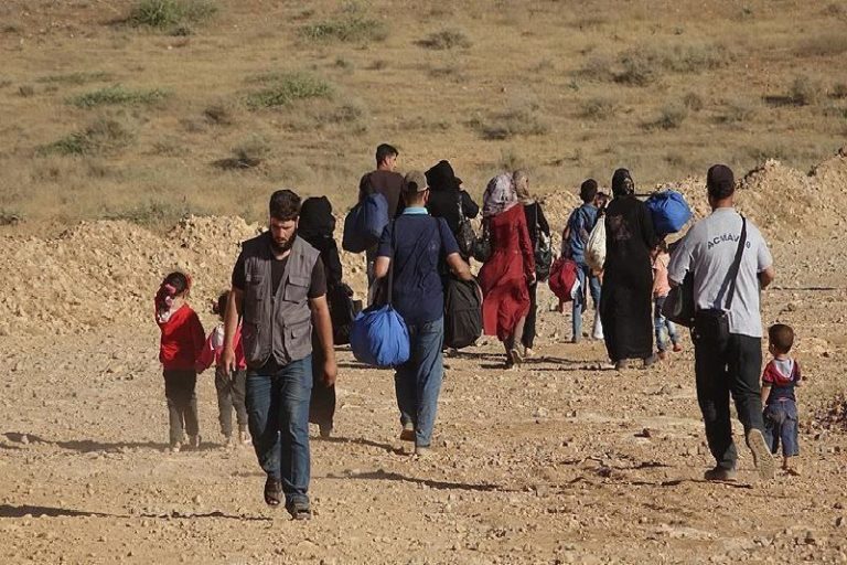 Syrian refugees in Arsal area in Lebanon (Abdel Moneim Alyan on Twitter)