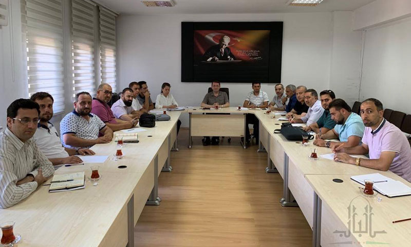 Meeting of the Local Board in al- Bab city with a Turkish delegation- July 27, 2019(the Local Council of al- Bab city)