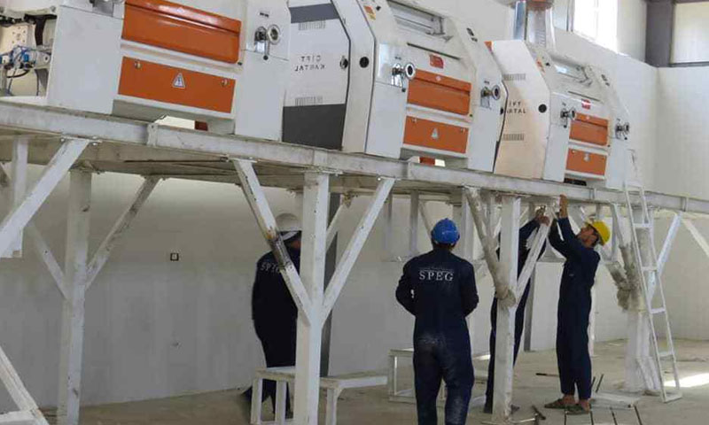 Ayn al-Bayda Mill in Jarabulus district - July, 2019 (General Foundation For Grain- Aleppo Branch)