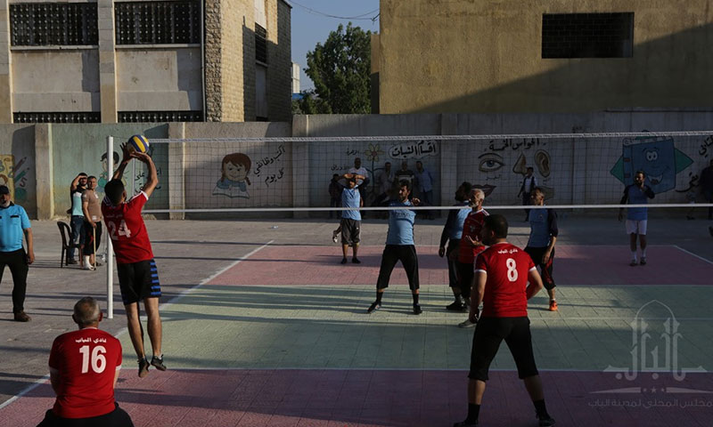 From the volleyball tournament in the city of al-Bab - 17 June 2019 (al-Bab Local Council)