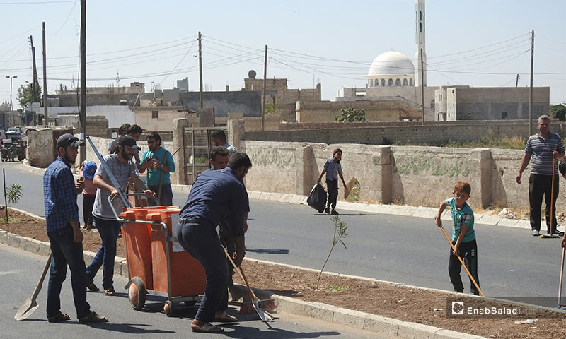  From the event of “ Sawa  Munrajaeuha 'Ahlaa/ Together We Make Our Country More Beautiful ( better) Again” - September 23, 2019 (Enab Baladi)