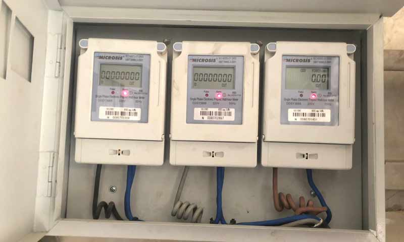 Power meters of AK Energy Company in Azaz, northern rural Aleppo – Facebook