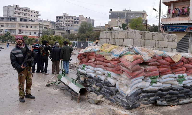 Fighters of the Free Syrian Army in the city of al-Zabadani, western rural Damascus – 2013 (AFP)