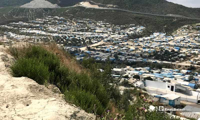 Camps of Kherbet Eljoz in the western countryside of Idlib-September 28, 2019 (Enab Baladi)