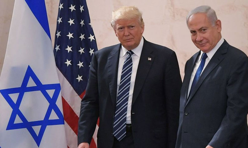 US President Donald Trump and Israeli Prime Minister Benjamin Netanyahu (Sputnik)