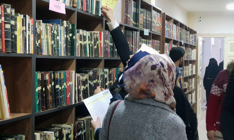 The opening of Free Aleppo University’s library—9 December 2019 (Local Council of Azaz)