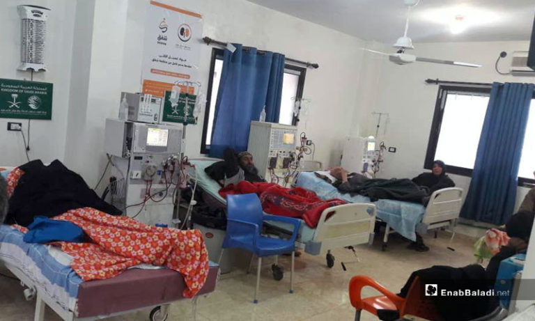 Patients undergoing dialysis in an Idlib hospital - 2019 (Enab Baladi)