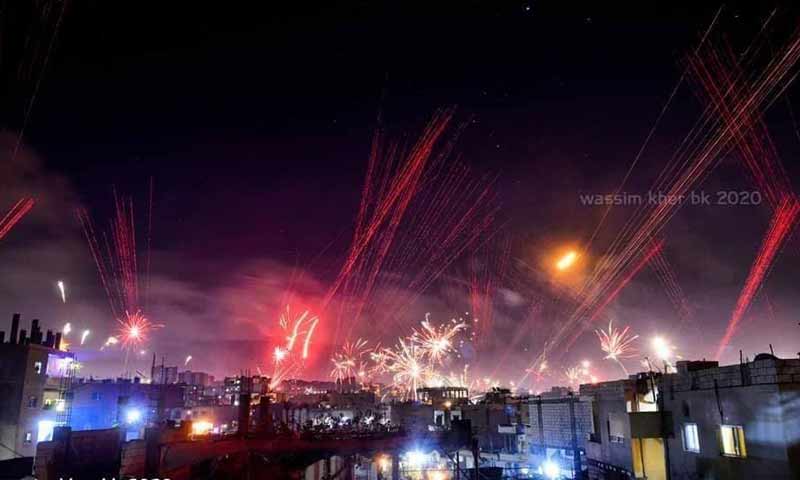 2020 New Year’s celebration in Lattakia (Lattakia News Network)