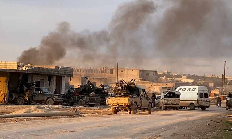 Syrian regime forces in the eastern countryside of Idlib (Oleg Blokhin Telegram)