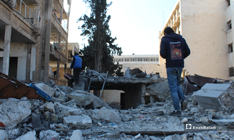 Dramatic effects of regime bombardment on the city of Idlib - 25 February 2020 (Enab Baladi) 