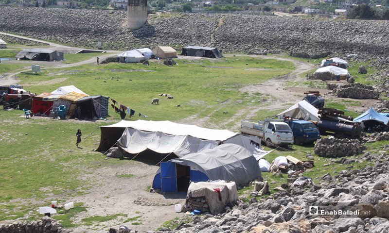 IDPs camps in al-Rouge Plain of rural Idlib – 16 April 2020 (Enab Baladi)