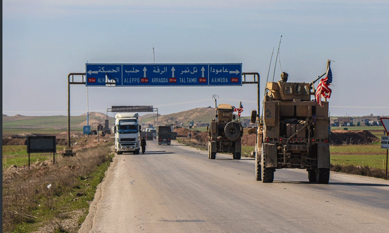 The M4 highway from al-Hasakeh side (the Rudaw network)