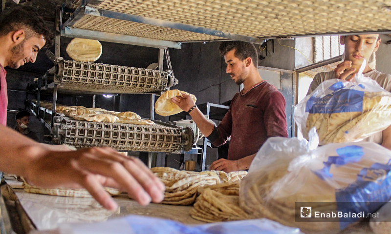 One of the bakeries of Kafr Aruq village in northern Idlib – 09 June 2020 (Enab Baladi – Iyad Abd al-Jawad)