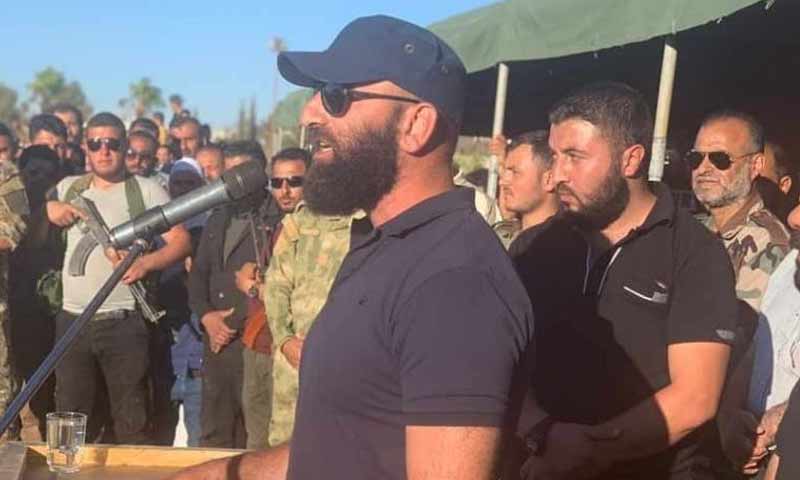 The commander of the Russian-backed 5th Corps in Daraa province, Ahmed al-Awda (Horan Free League)