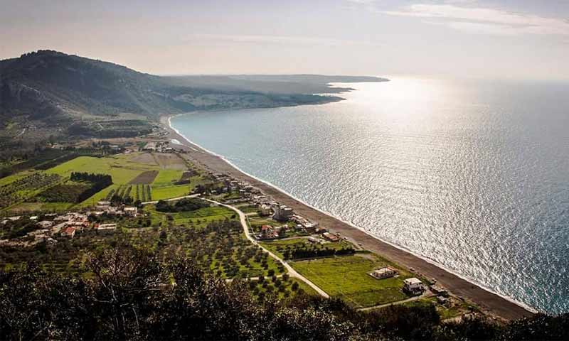 Wadi Qandil's beach in Latakia province (Syria's Photos Twitter account)