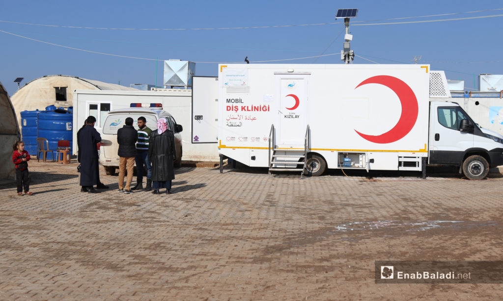 Mobile dental clinic in the countryside of Aleppo - 7 December 2019 (Enab Baladi).