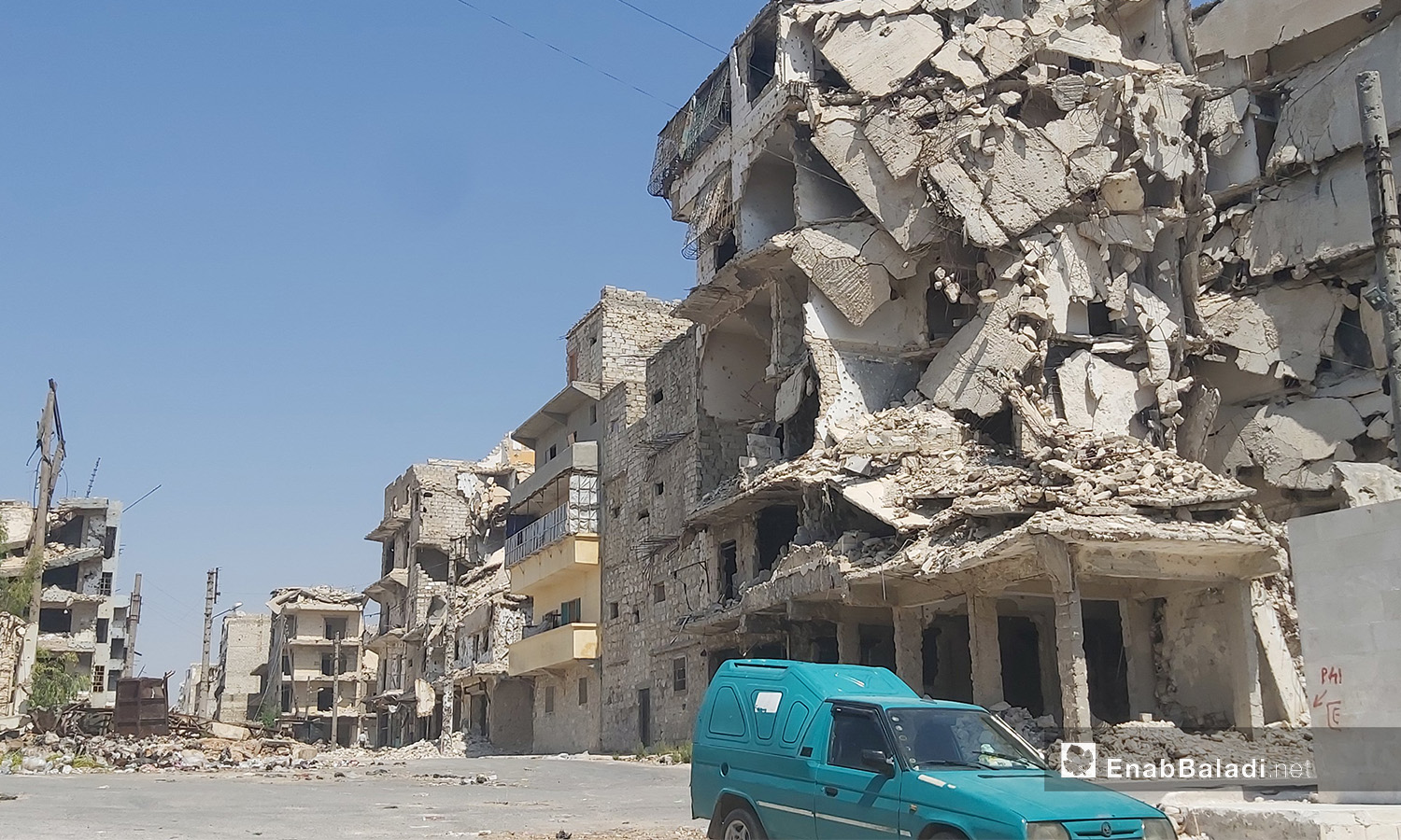 The destruction scenes in Salaheddine district in Aleppo city – 28 August 2020 (Enab Baladi / Aleppo)