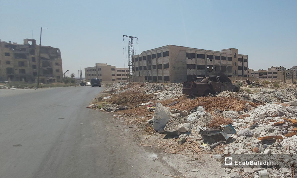 The destruction scenes in Salaheddine district in Aleppo city – 28 August 2020 (Enab Baladi / Aleppo)