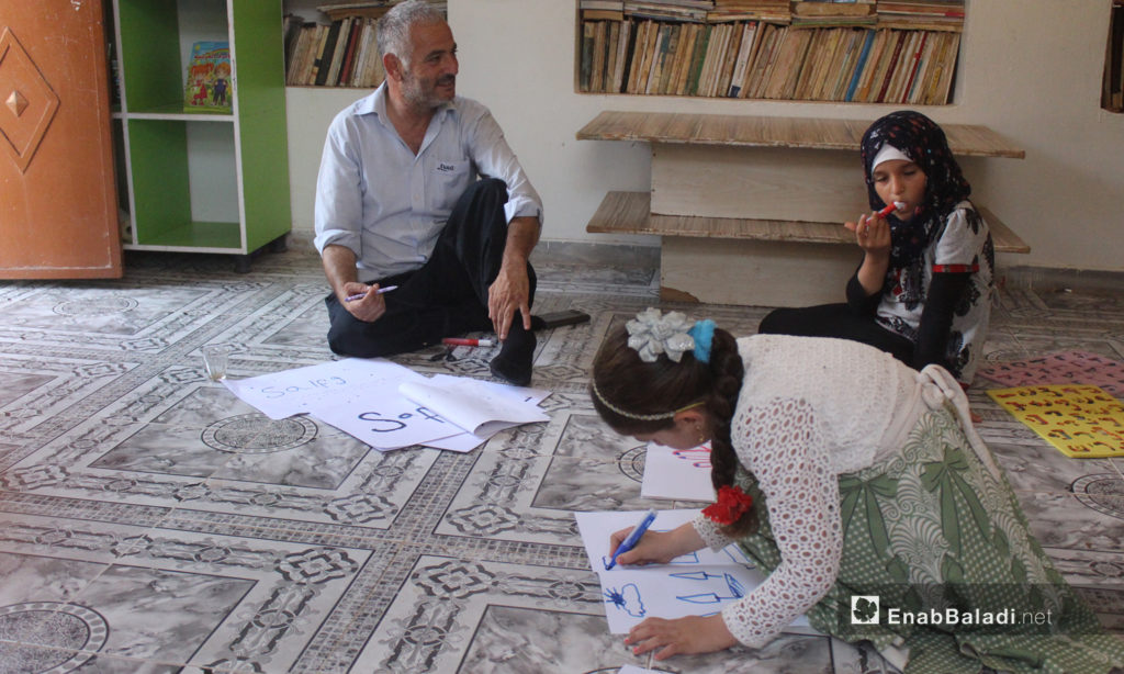A center for sign language teaching in Kafr Nuran village in Aleppo - 04 September 2020 (Enab Baladi)