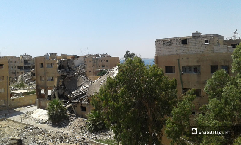 The destruction in al-Tabqa city - 05 July 2018 (Enab Baladi)