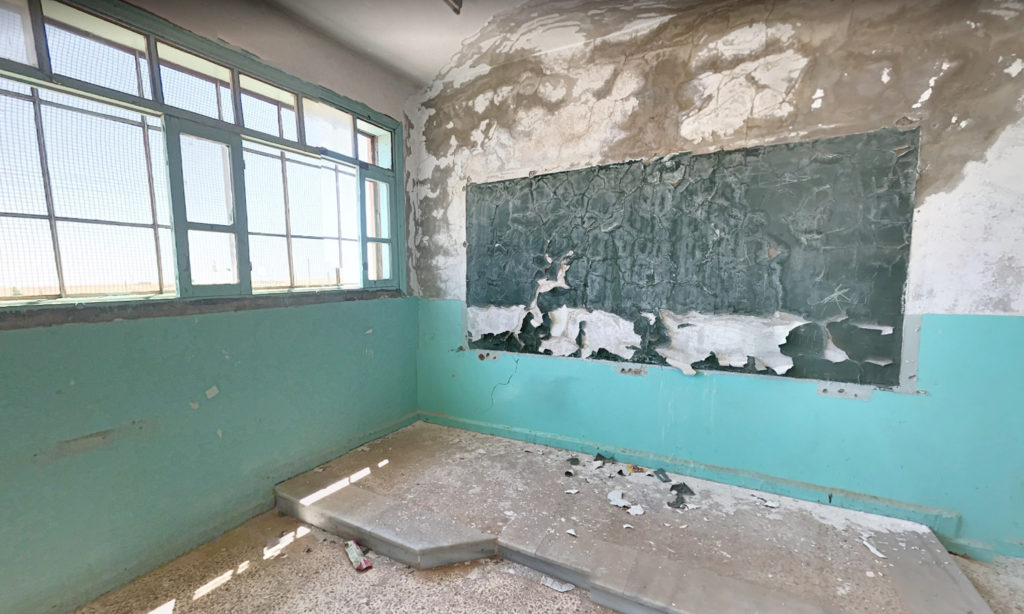 A destroyed school in Raqqa - June 2019 (Google maps / Better Hope)