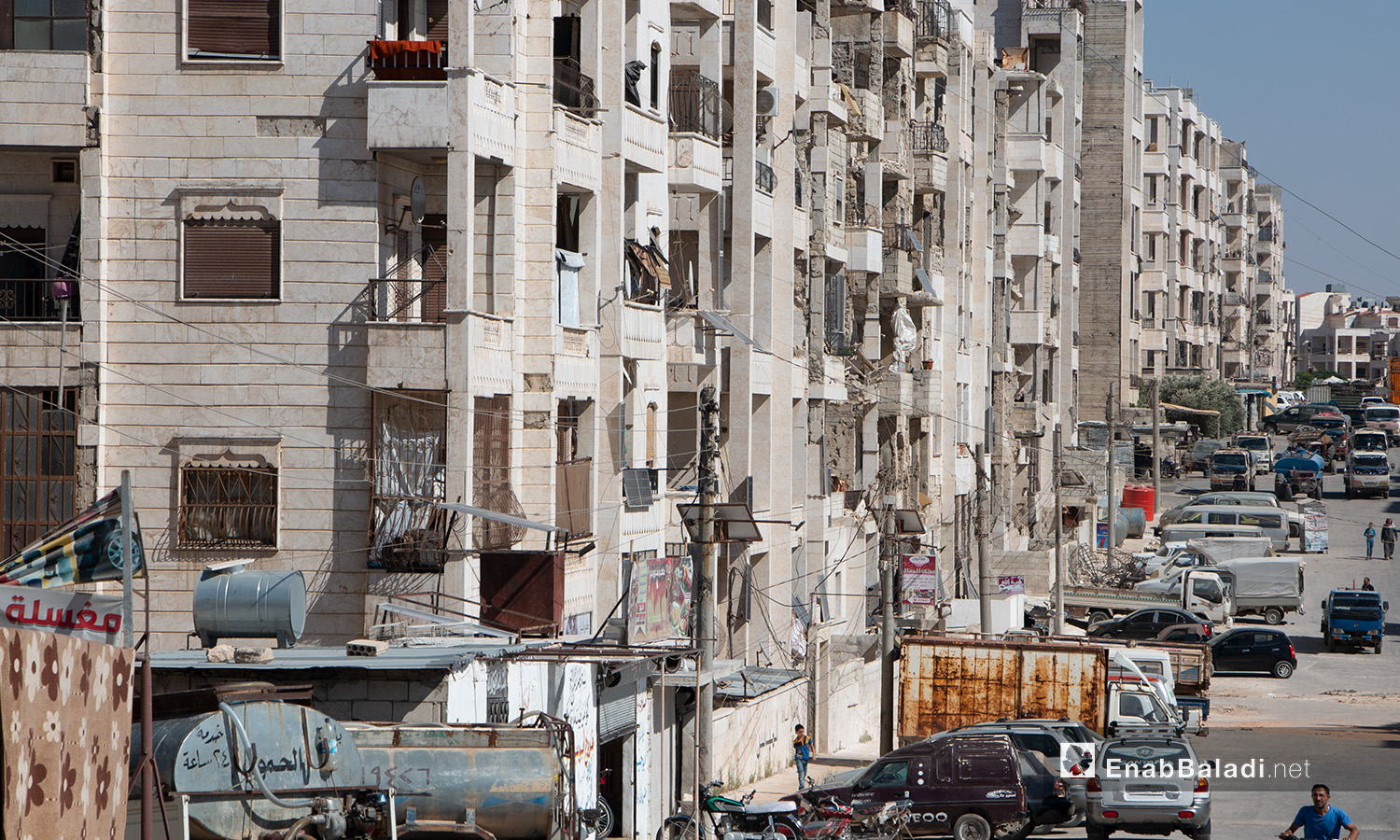 A street in Idlib city - 14 July 2020 (Enab Baladi - Anas al-Khouli)