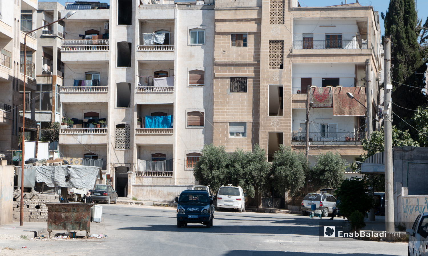 A residential building in one of the neighborhoods of Idlib city - 14 July 2020 (Enab Baladi - Anas al-Khouli)