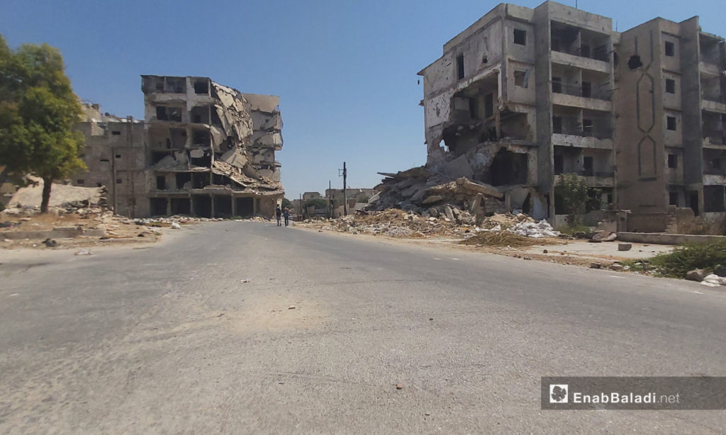 Destruction in Salah Eddin Neighborhood in Aleppo city - 28 August 2020 (Enab Baladi - Aleppo)