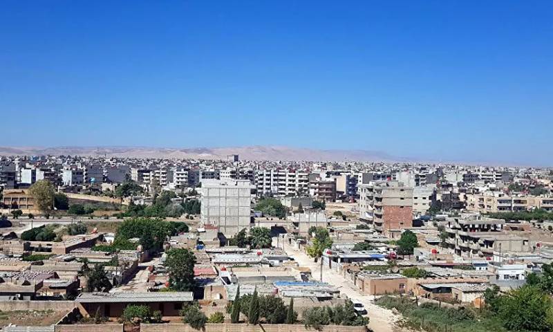 The neighborhoods of al-Qamishli city in northeastern Syria (Sputnik)