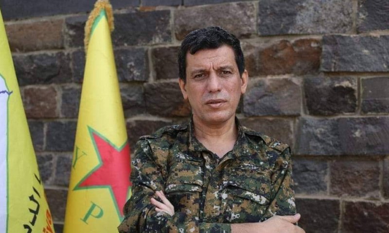 General Mazloum Abdi, commander of the Syrian Democratic Forces (SDF)