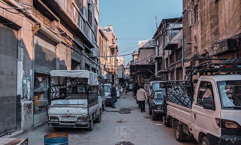 A street in the old city of Damascus - 04 December 2020 (Lens Young Dimashqi)