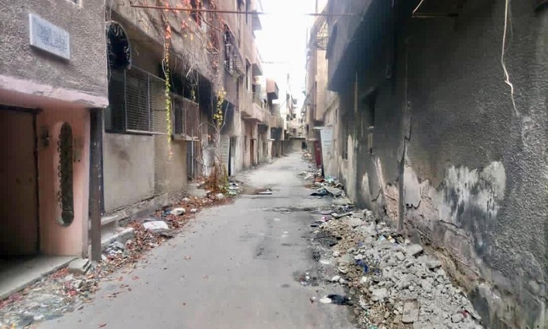 The Yarmouk camp, 21 November 2020 (The Action Group for the Palestinians of Syria)