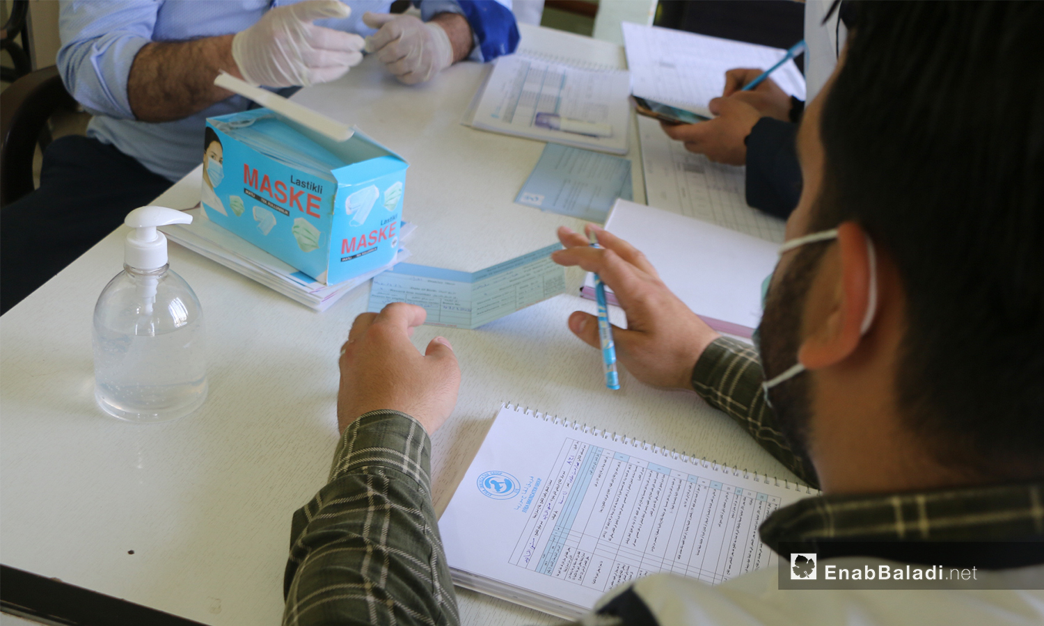 COVID-19 vaccination campaign begins in Azaz city in Aleppo countryside - 03 May 2021 (Walid Othman - Enab Baladi)