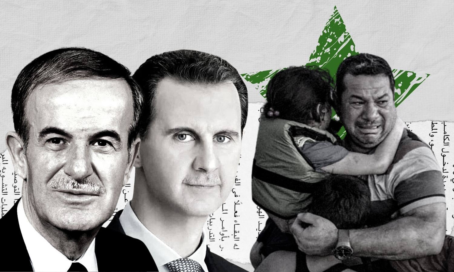 Hafez and Bashar al-Assad (Edited by Enab Baladi)