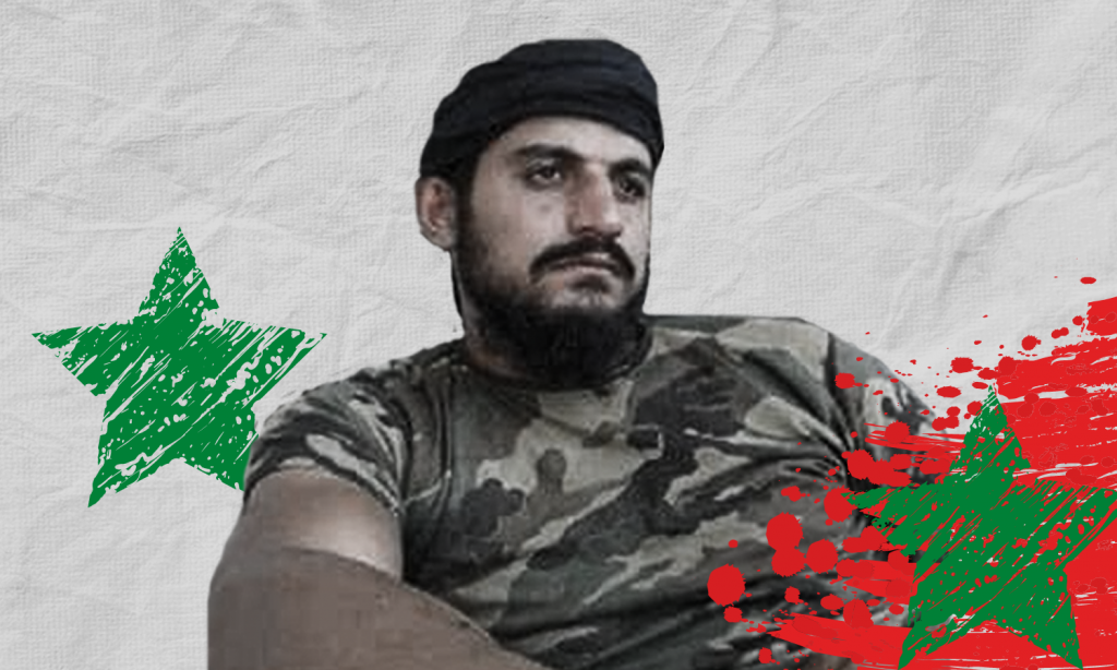 Mustafa al-Masalmeh, a commander within the ranks of the regime’s Military Security Branch (Edited by Enab Baladi)