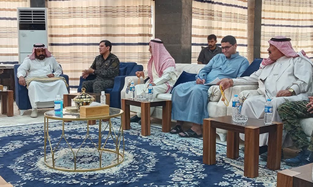 A delegation of the notable members of the Deir Ezzor tribes - 15 July 2020 (npasyria)