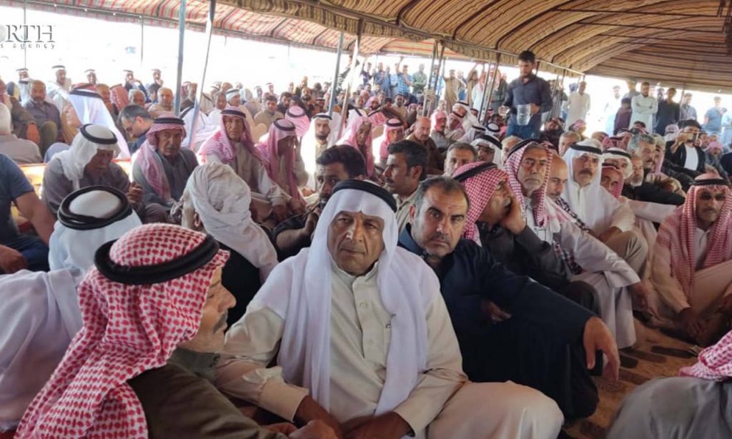 The meeting of dignitaries and tribal sheiks in Manbij (North Press)