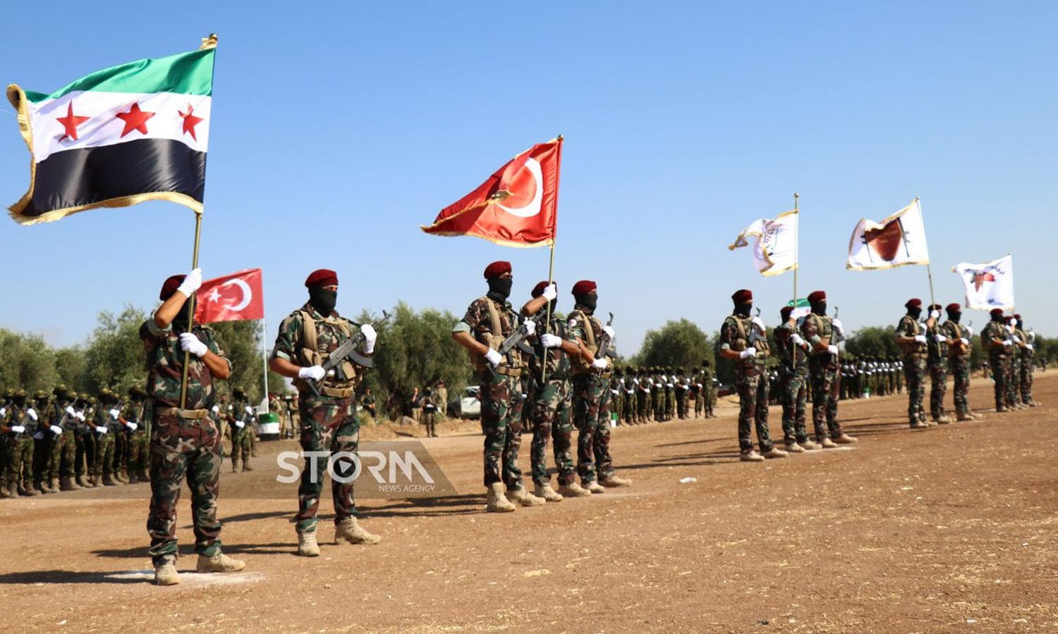 Graduation of fighters of the Syrian National Army (SNA’s) Military Training Program the Wolves of the North – 7 July 2021 (Storm News Agency)