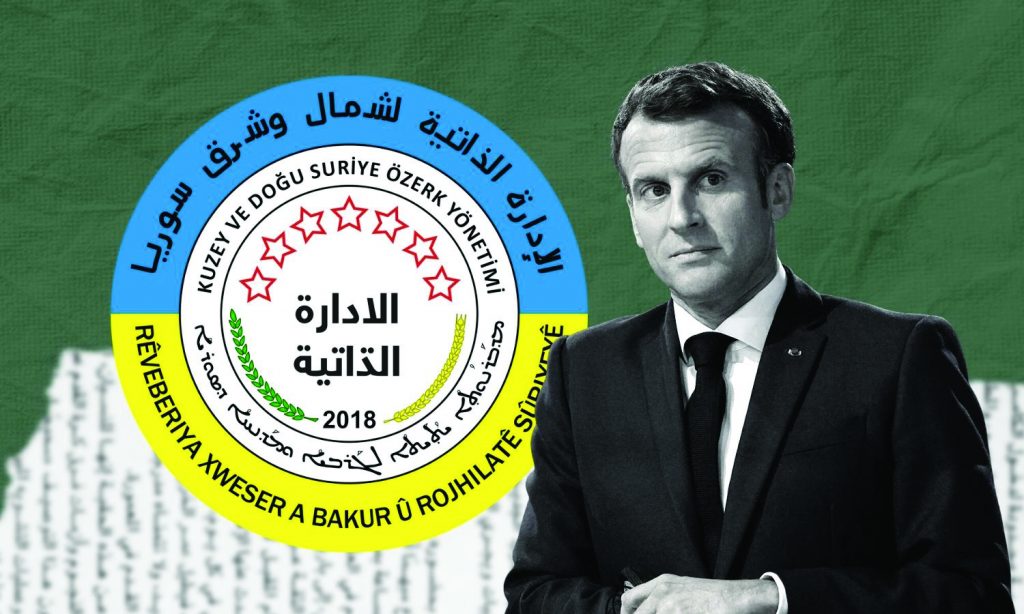 French President Emmanuel Macron (Edited by Enab Baladi)