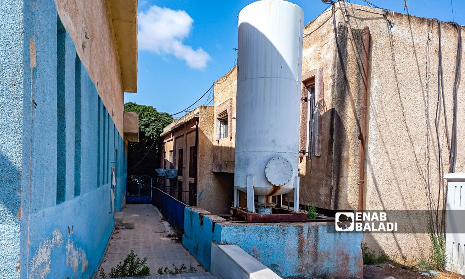 Oyoun al-Abd water pumps in the town of El-Agamy in the western countryside of Daraa- 9 August 2021 (Enab Baladi-Halim Muhammad)