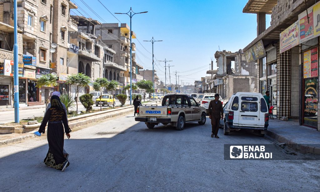23 February Street in Raqqa city- 23 August 2021(Enab Baladi/Hussam al-Omar)