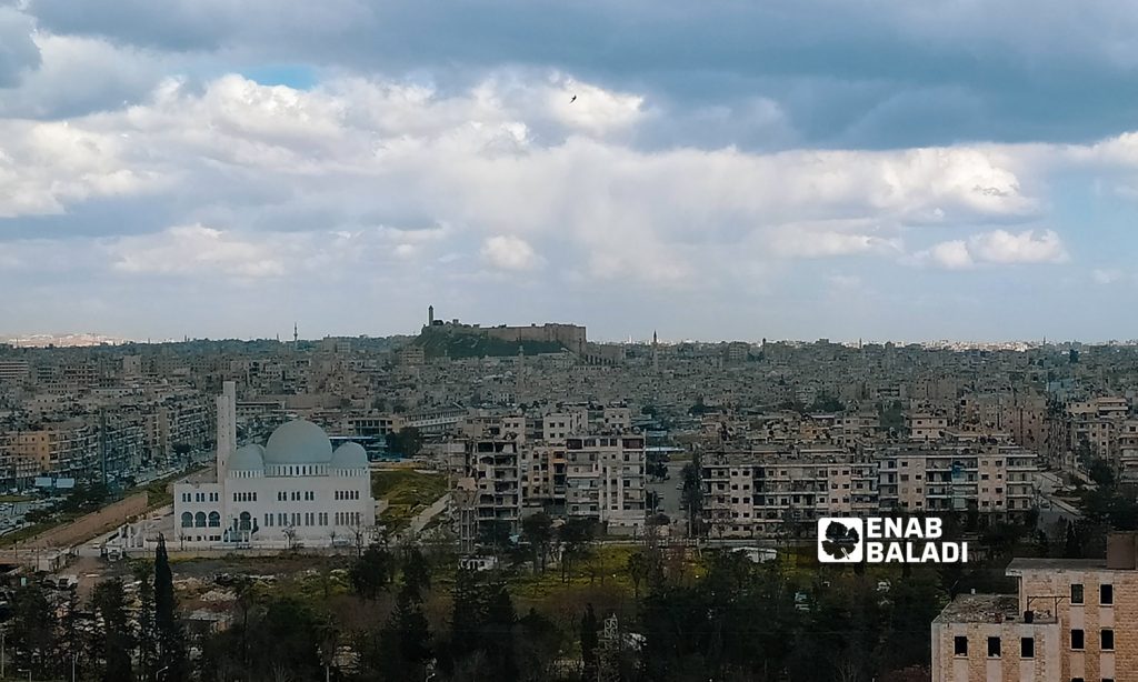 Broadcast area in in the city of Aleppo - 18 July 2021 (Enab Baladi-Saber al-Halabi)