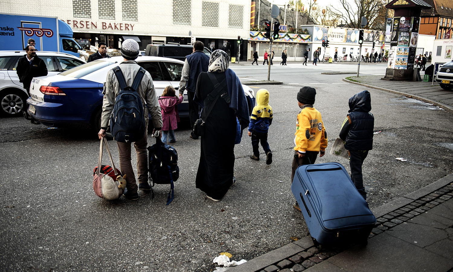 Syrian refugees at risk of deportation in Copenhagen, Denmark – November 2015 (Simon Læssøe / Ritzau Scanpix)