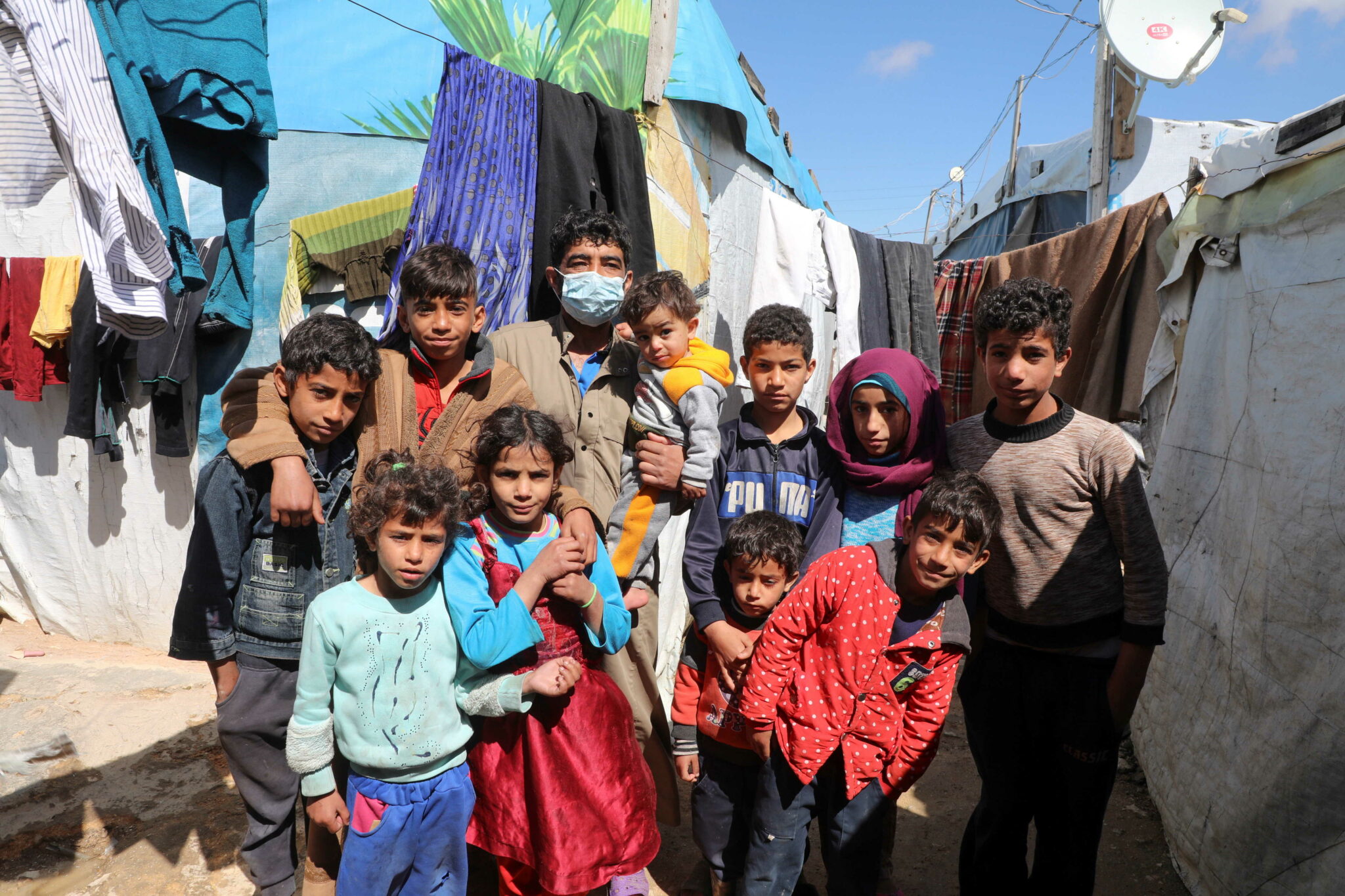 Children at the al-Hol camp in northeastern Syria - 2020 (AFP)