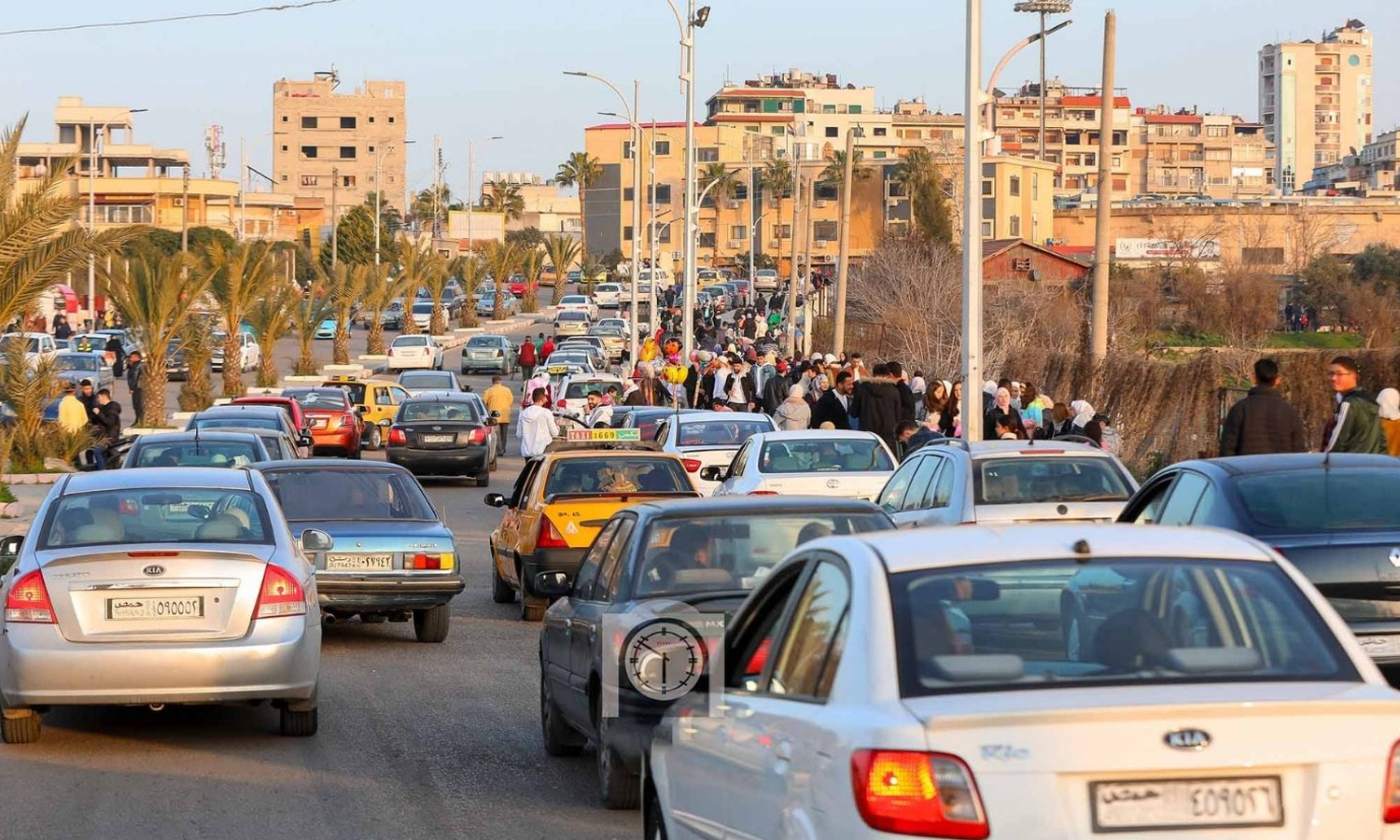 Al-Kharab Street in Homs city - 19 February 2022 (Homs Now)